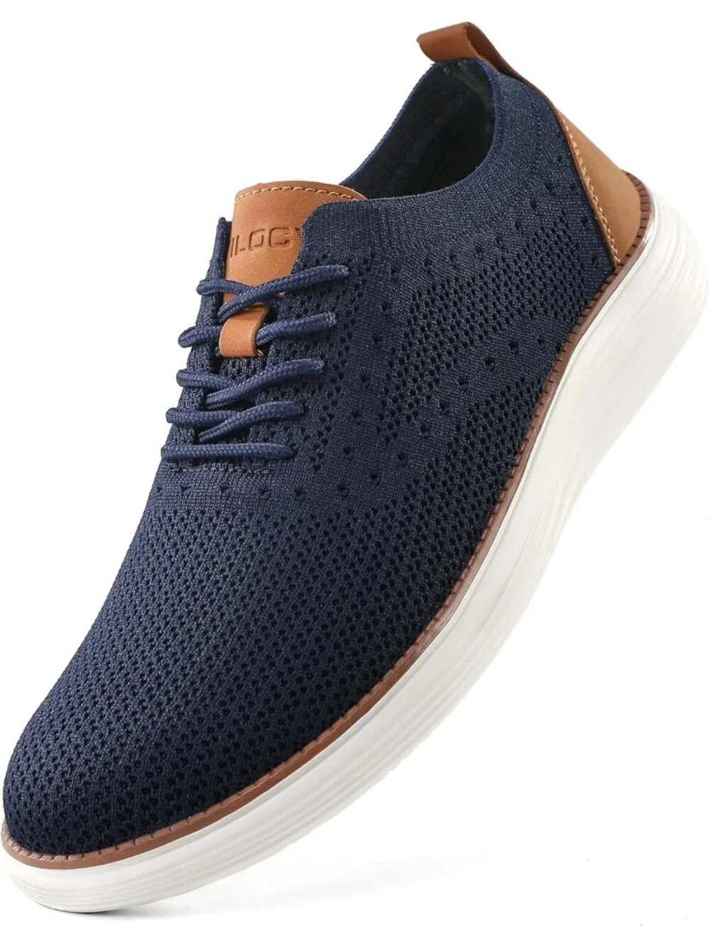 VILOCY Men's Blue Ethylene Vinyl Acetate Casual Breathable Comfortable Sneakers